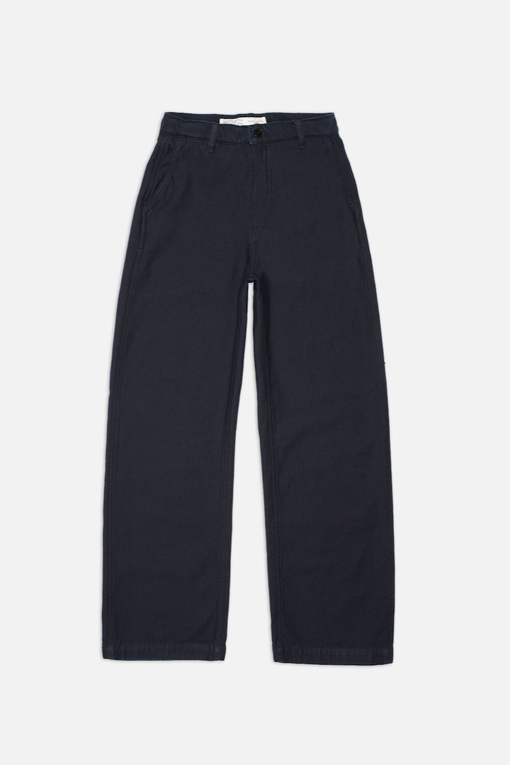 WENDY Pants back sateen indigo