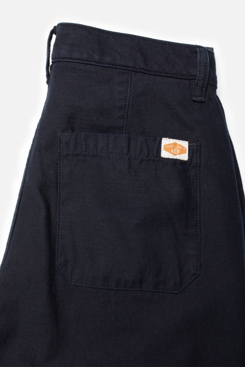WENDY Pants back sateen indigo