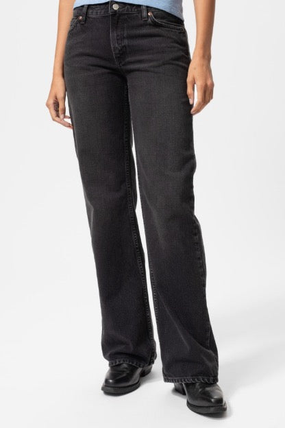 WIDE HEIDI slow black | Nudie Jeans