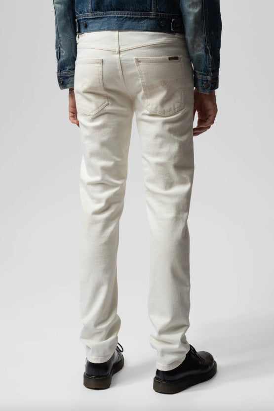 SOLID OLLIE ivory | Nudie Jeans