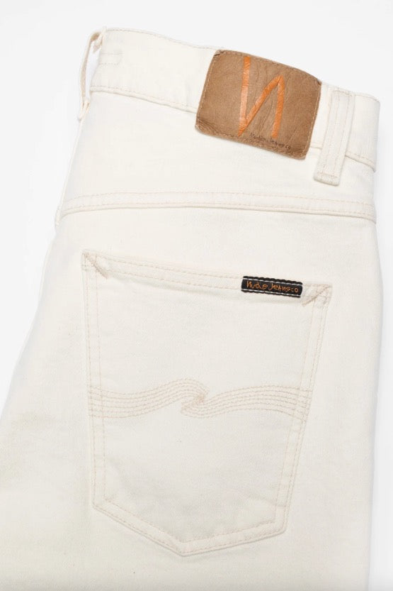 SOLID OLLIE ivory | Nudie Jeans
