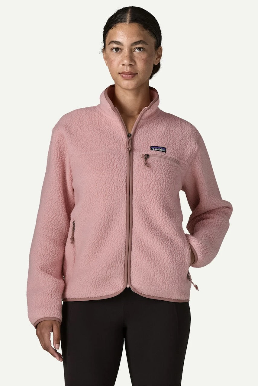 W´S RETRO Pile Jacket Fuzzy Mauve