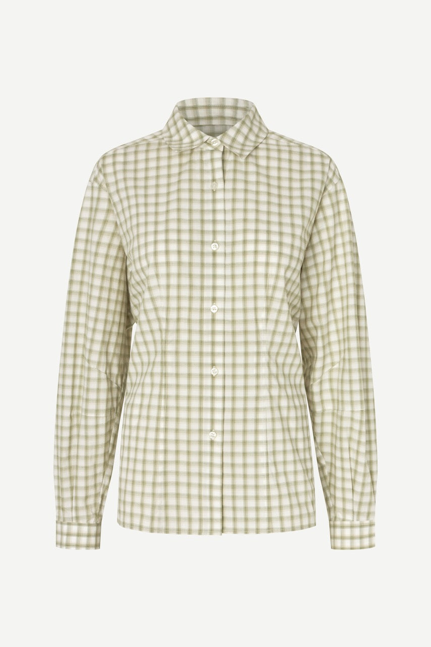SAALESSO Shirt mosstone ch.