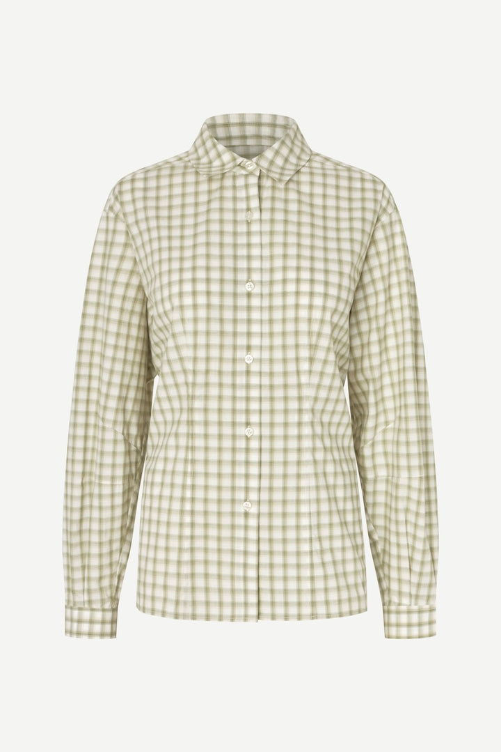 SAALESSO Shirt mosstone ch.