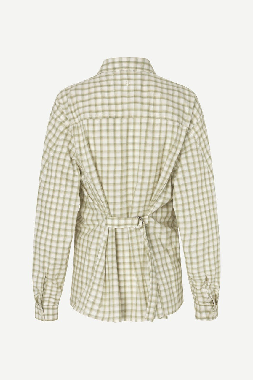 SAALESSO Shirt mosstone ch.