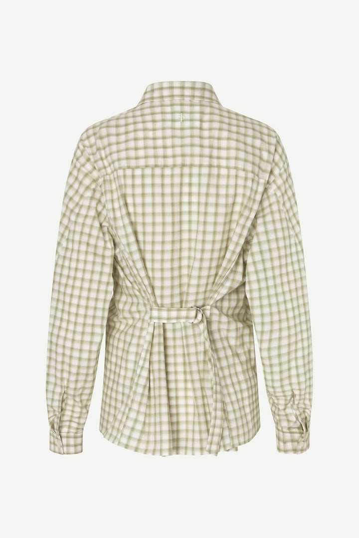 SAALESSO Shirt mosstone ch.
