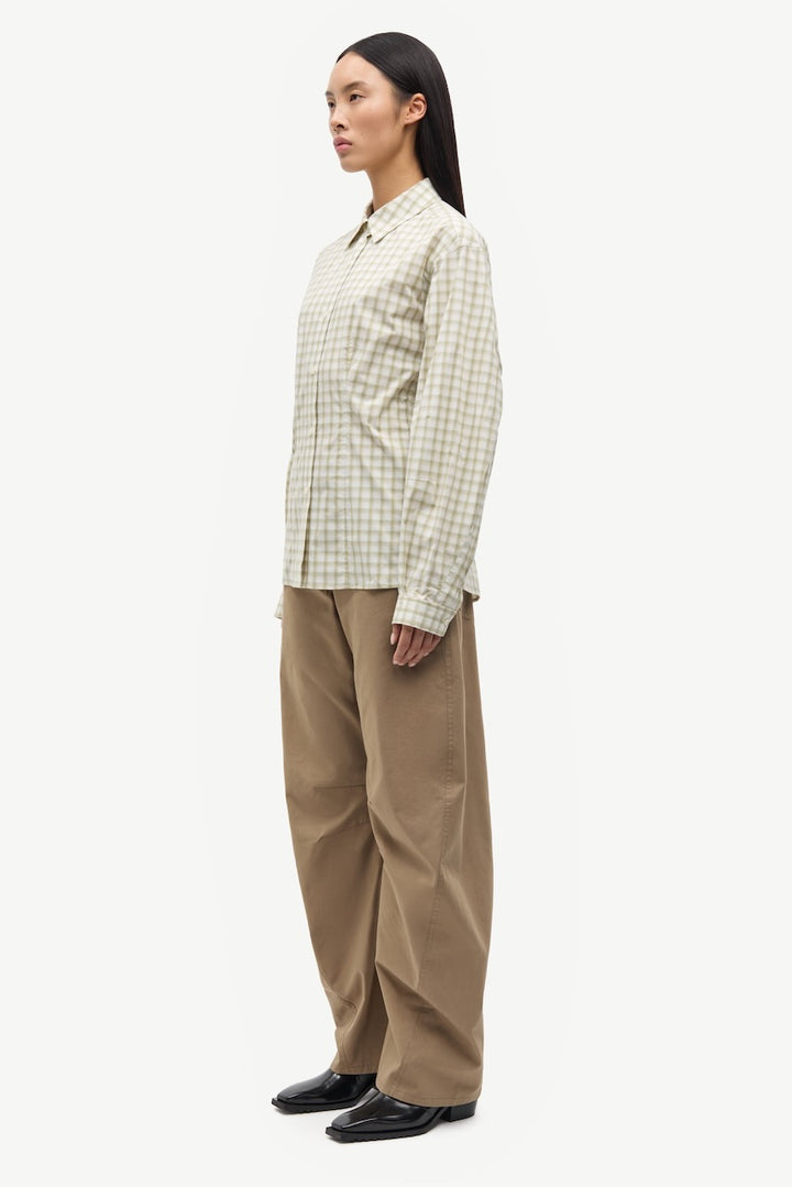 SAALESSO Shirt mosstone ch.