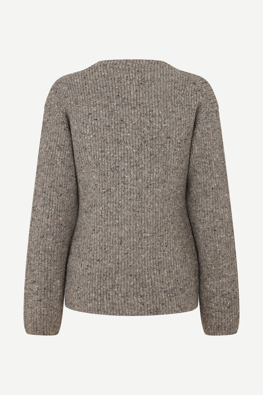 SAAMANDA Cardigan lead gray mel