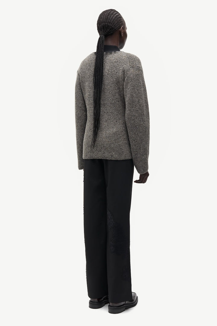 SAAMANDA Cardigan lead gray mel