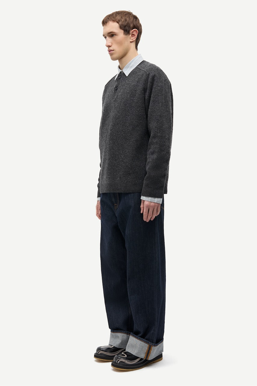 SARICK Sweater dark grey mel