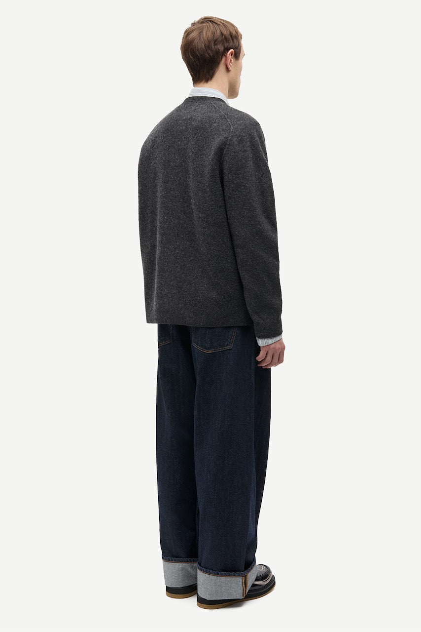 SARICK Sweater dark grey mel