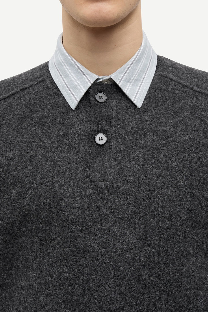 SARICK Sweater dark grey mel