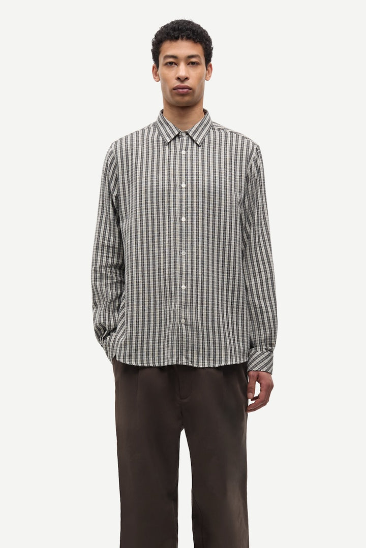 SARYAN X Shirt brown check