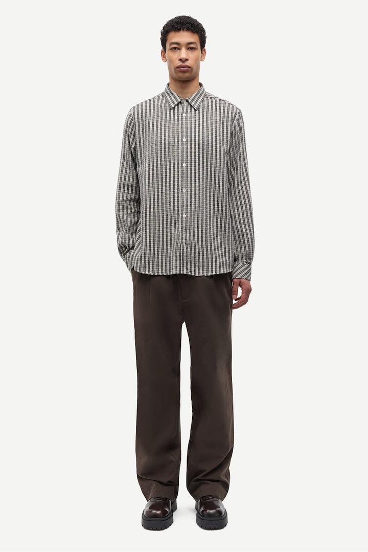 SARYAN X Shirt brown check