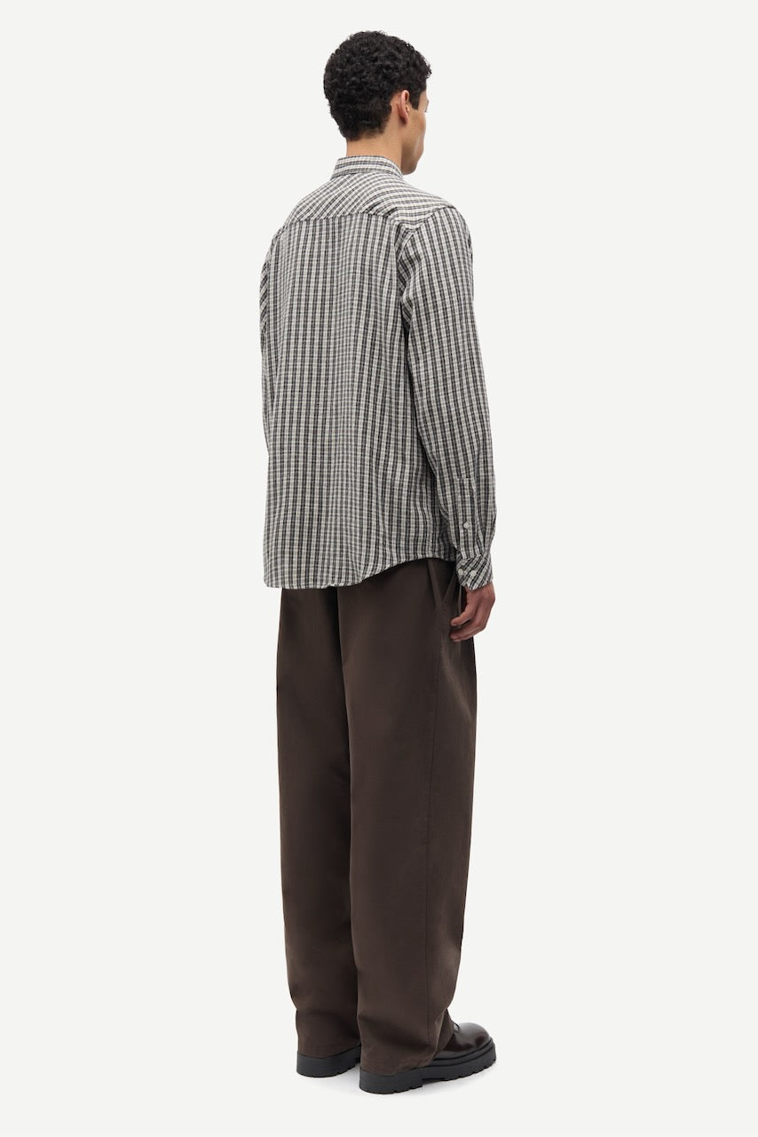 SARYAN X Shirt brown check