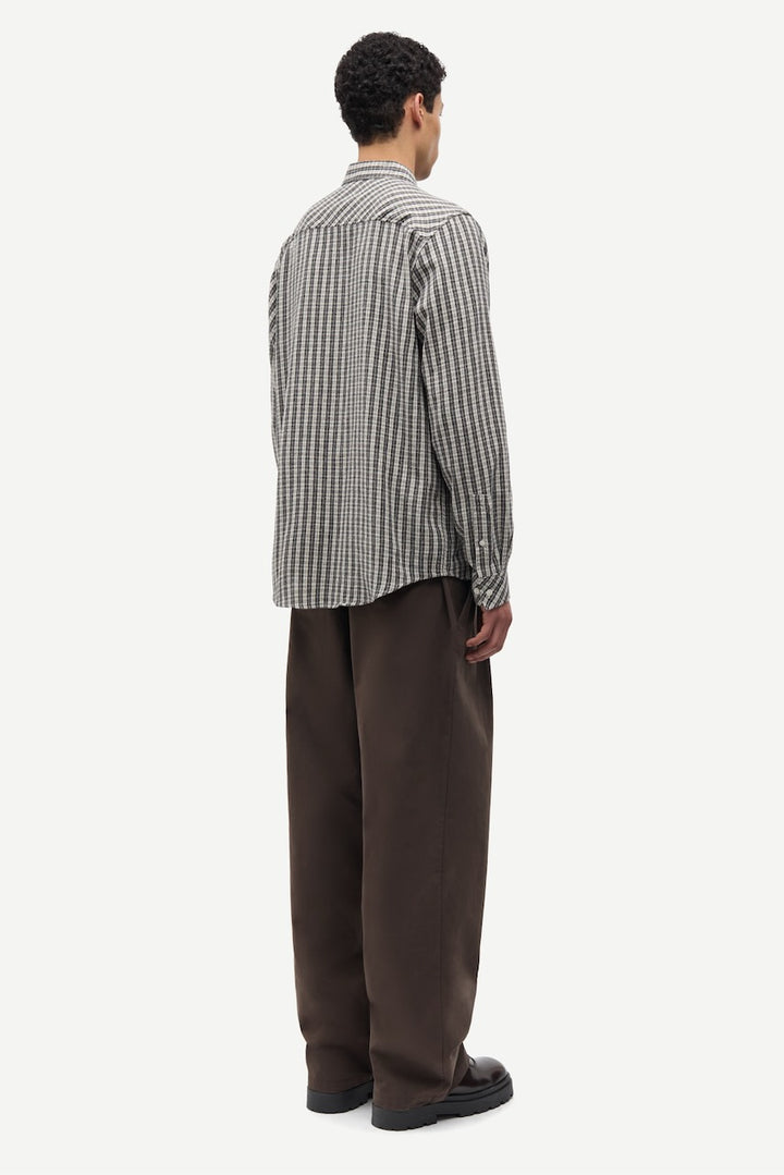 SARYAN X Shirt brown check