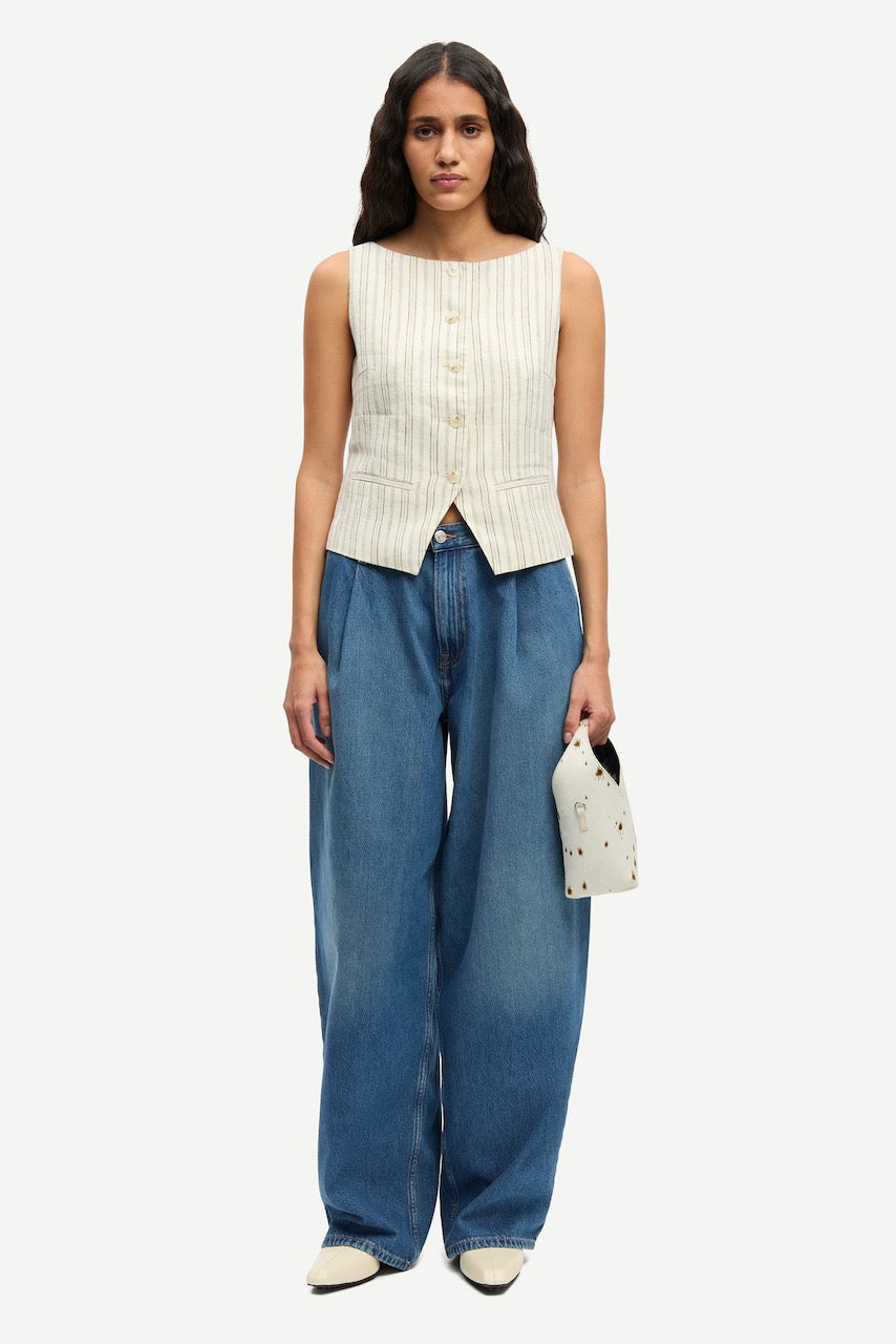SALOVES Linen Vest