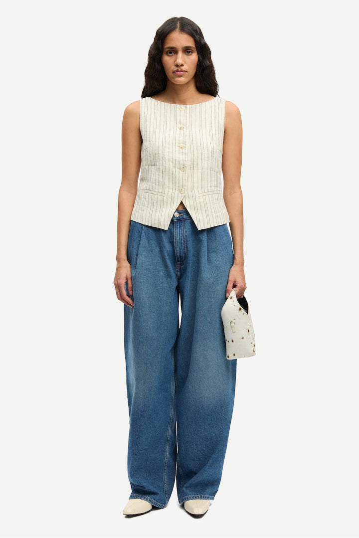 SALOVES Linen Vest
