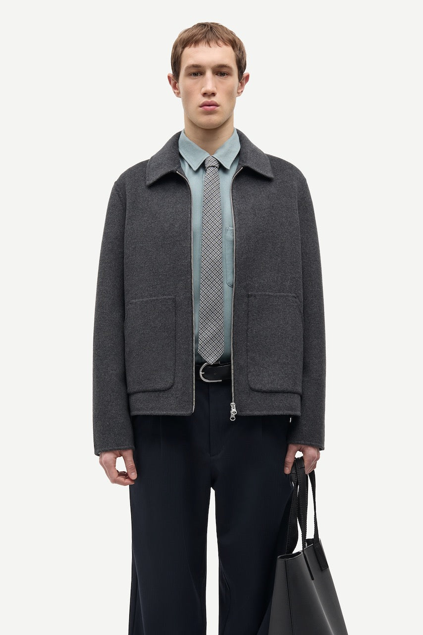 SAPAULO Jacket dark grey mel