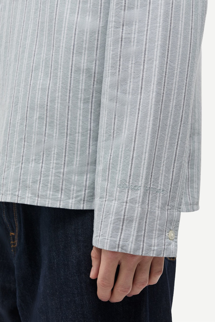 SARYAN O Shirt stormy sea stripe