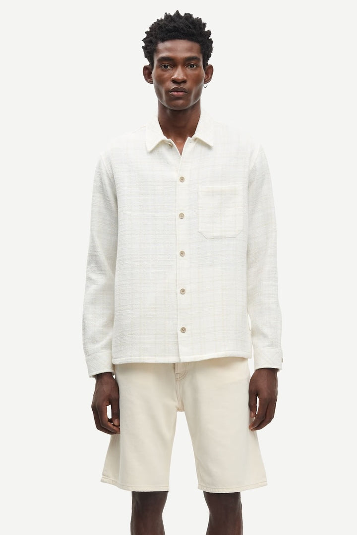 SADAMON GC Overshirt silver birch check