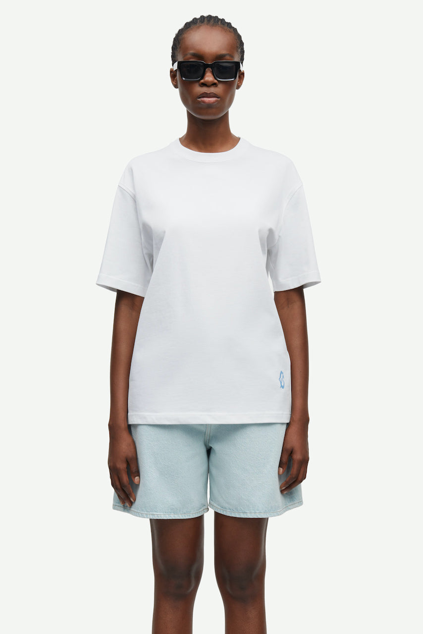 SASWIRL T-Shirt swirl blue jasper