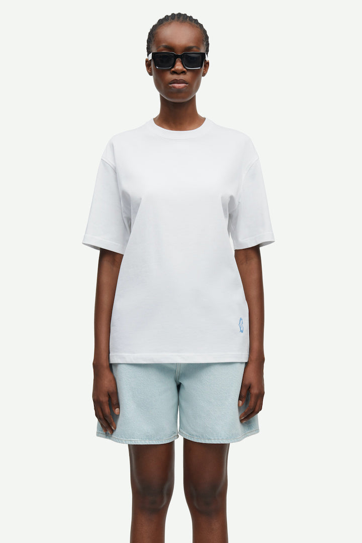 SASWIRL T-Shirt swirl blue jasper