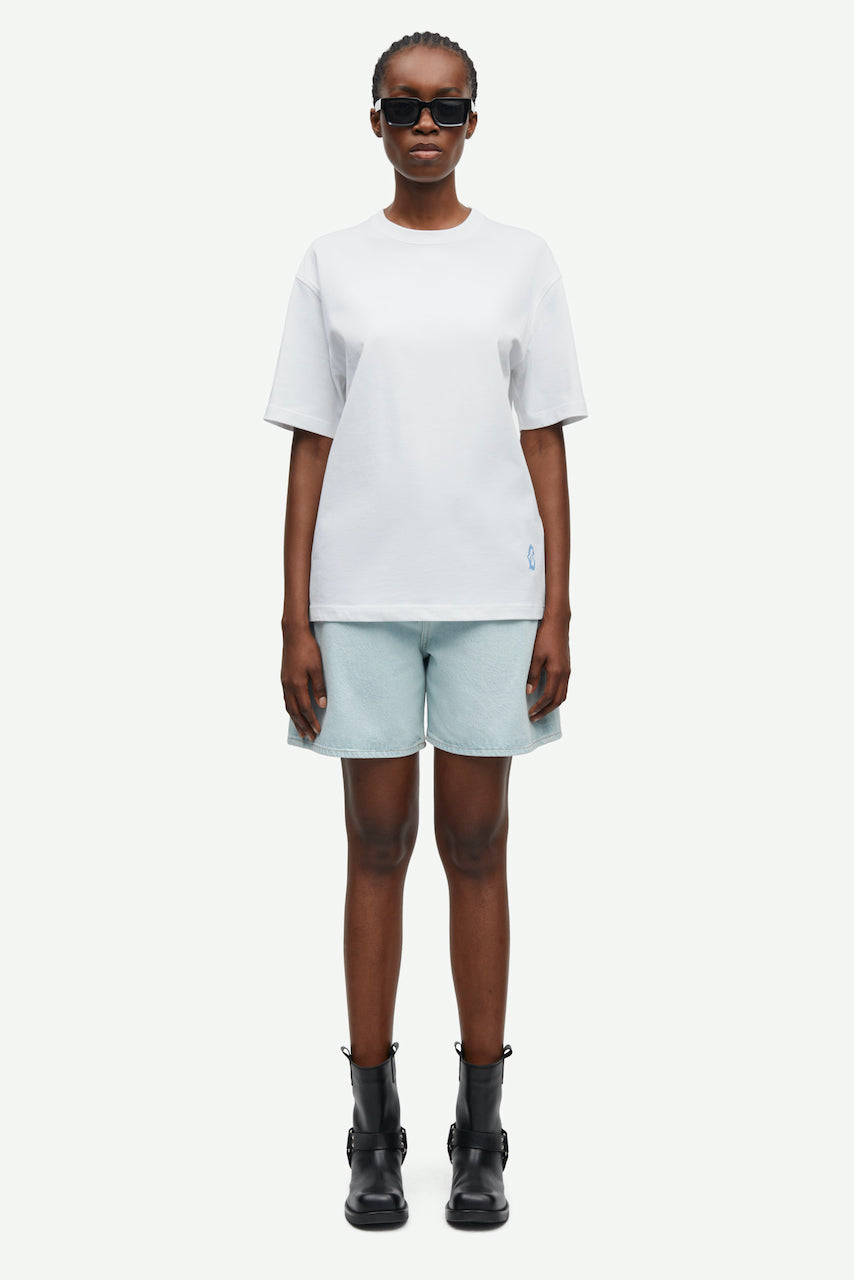 SASWIRL T-Shirt swirl blue jasper