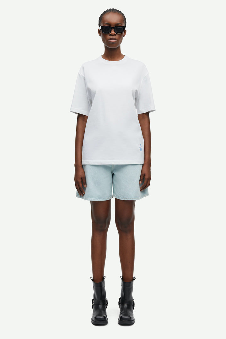 SASWIRL T-Shirt swirl blue jasper