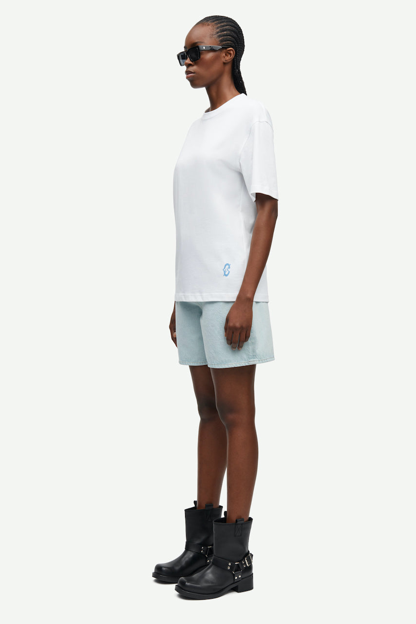 SASWIRL T-Shirt swirl blue jasper