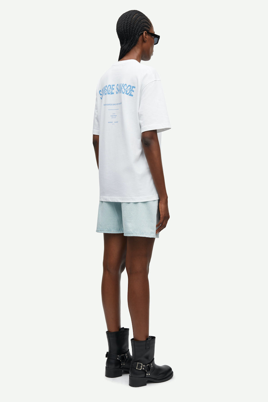 SASWIRL T-Shirt swirl blue jasper