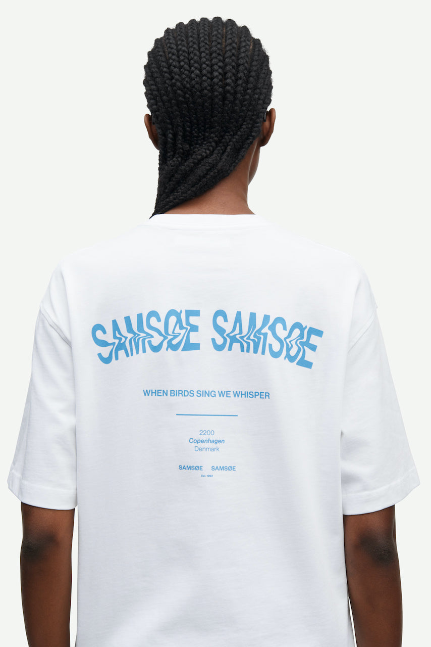 SASWIRL T-Shirt swirl blue jasper