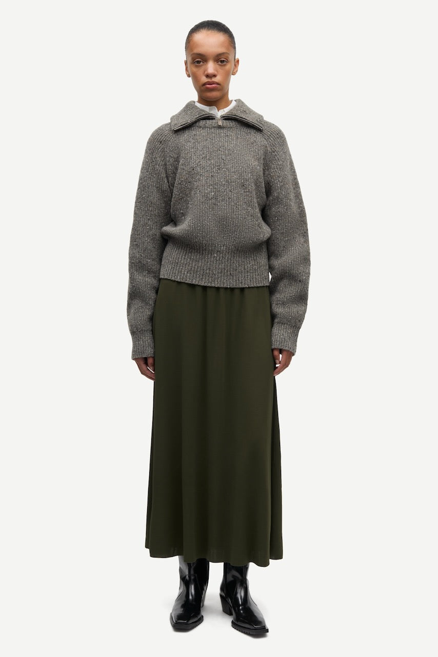 SAAMANDY Turtleneck lead gray mel