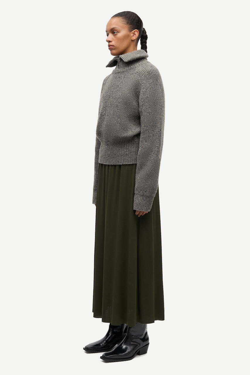SAAMANDY Turtleneck lead gray mel