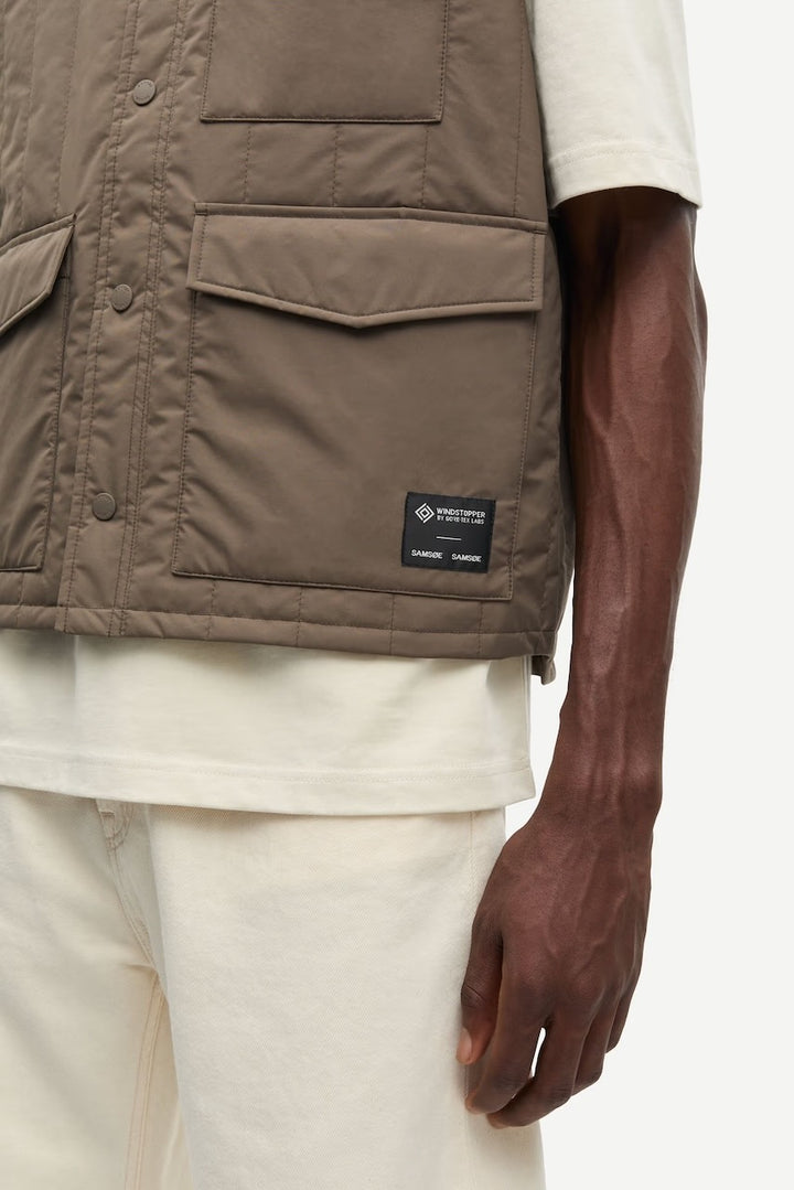 SAGAVIN Vest major brown