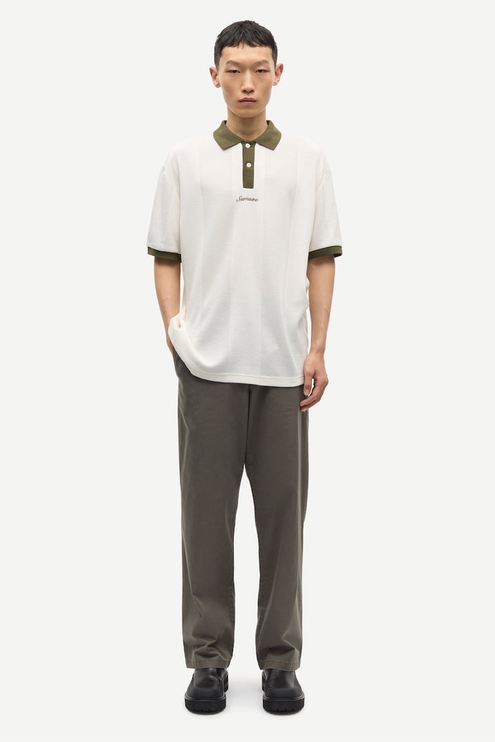 SANOAH FLEX Trousers black olive