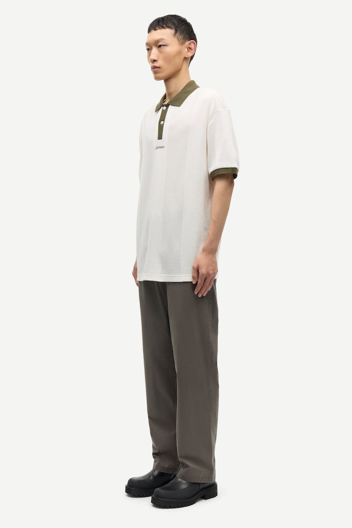 SANOAH FLEX Trousers black olive