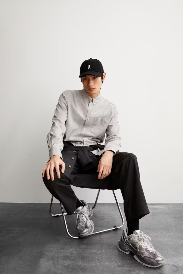 ARAAMO Shirt silver mel