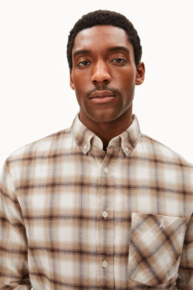 COTTON Check Longsleeve Shirt