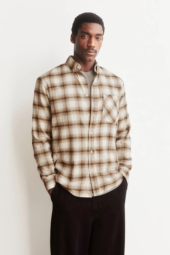 COTTON Check Longsleeve Shirt