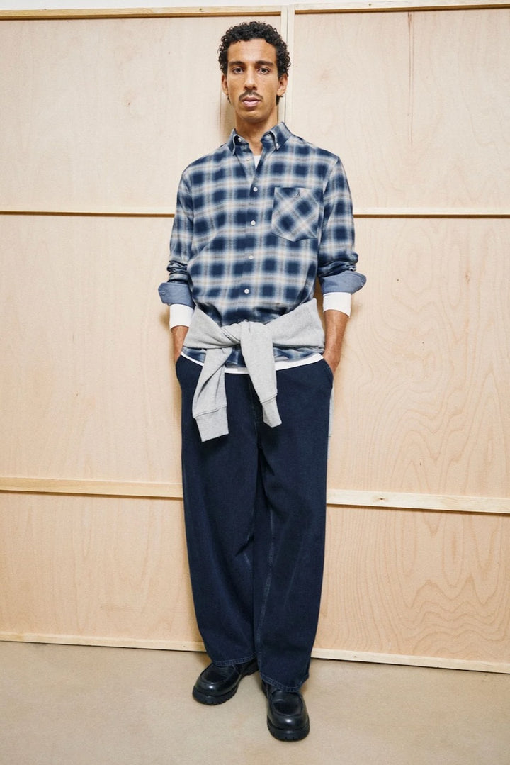 COTTON Check Longsleeve Shirt