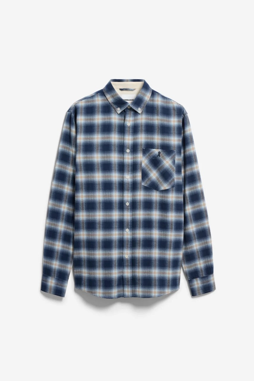 COTTON Check Longsleeve Shirt
