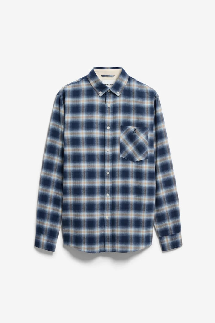 COTTON Check Longsleeve Shirt