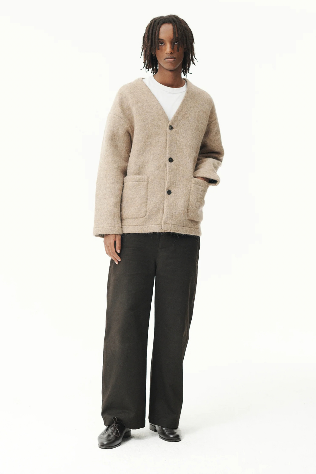 CARDI FUZZY BONDED Camel