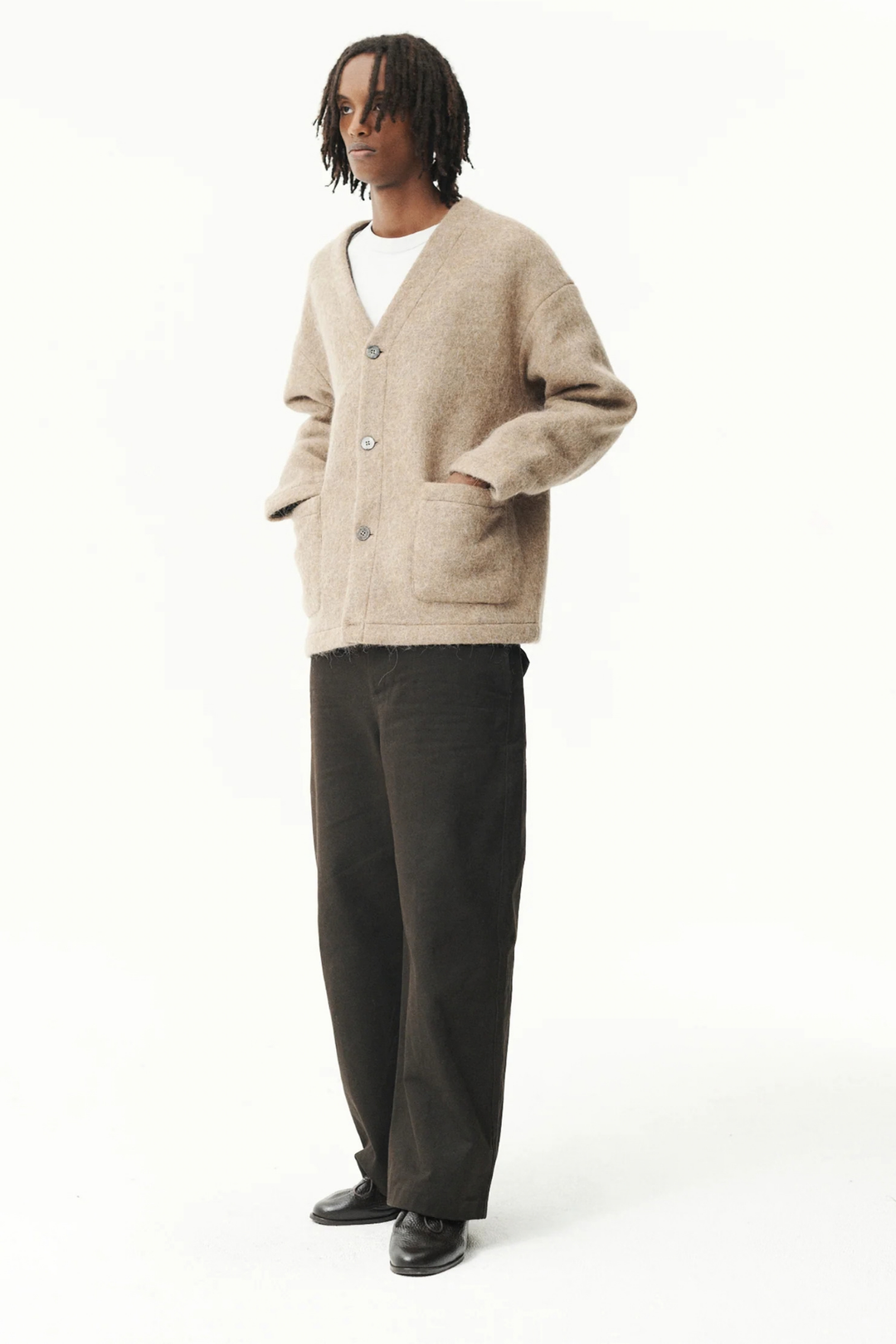 CARDI FUZZY BONDED Camel