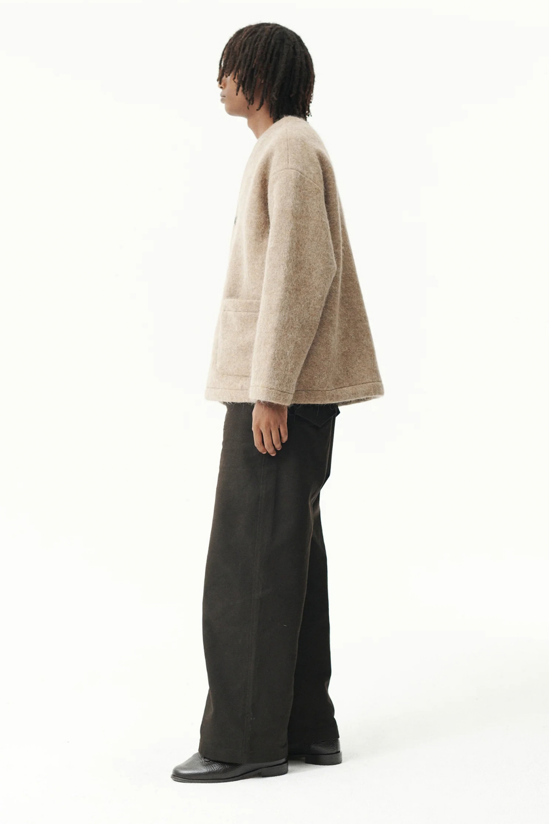 CARDI FUZZY BONDED Camel