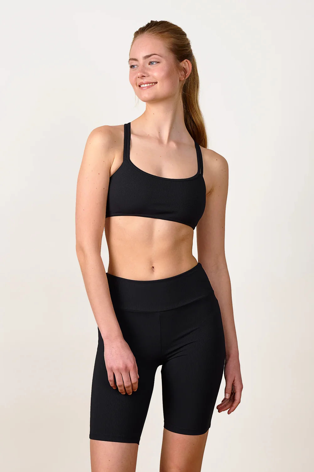SUNNY TOP Swim Apparel black
