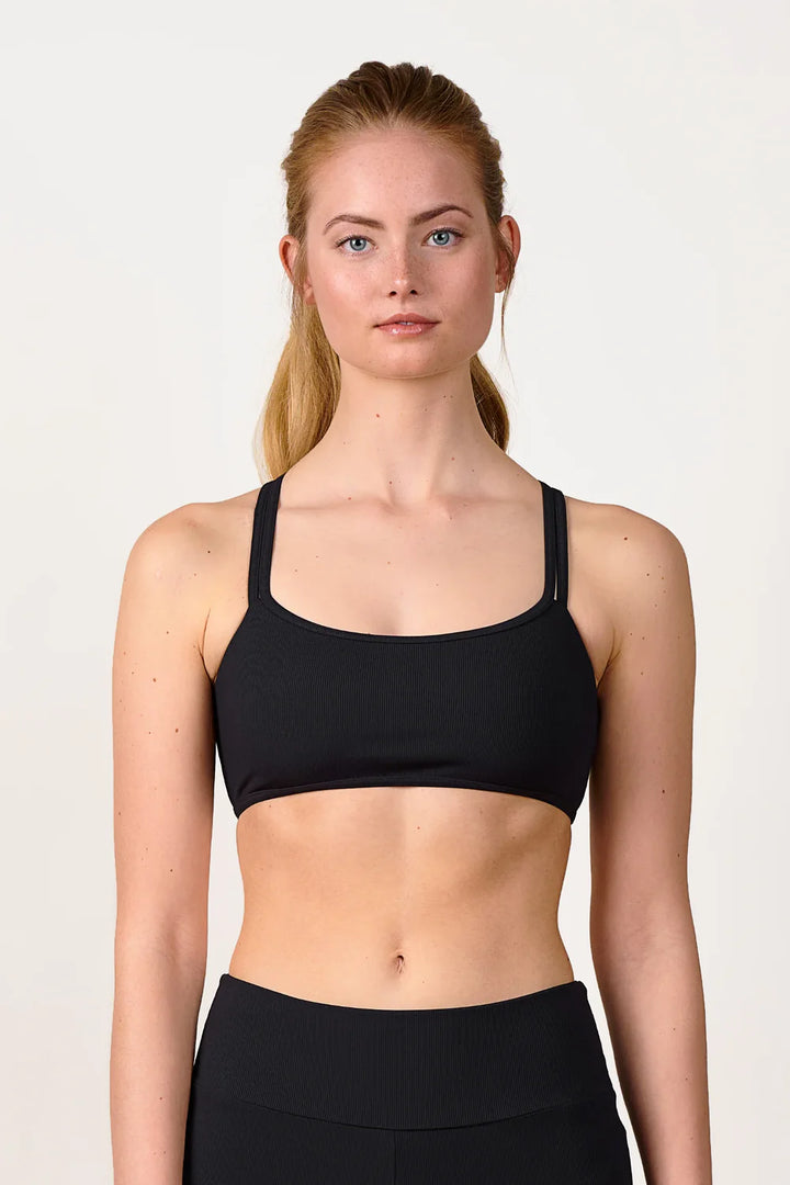 SUNNY TOP Swim Apparel black