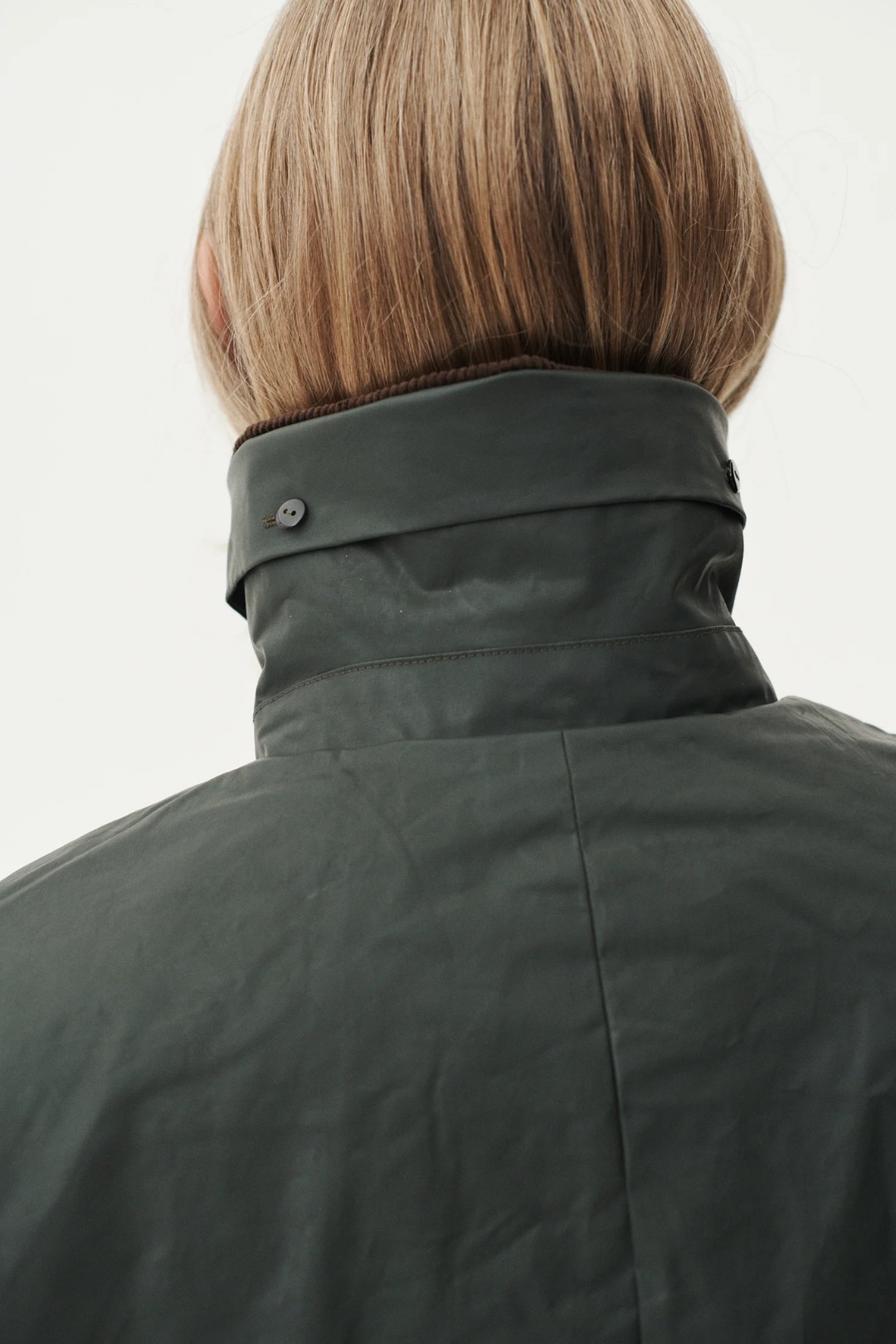 SHIRT Jacket Waxed Dark Grey Green