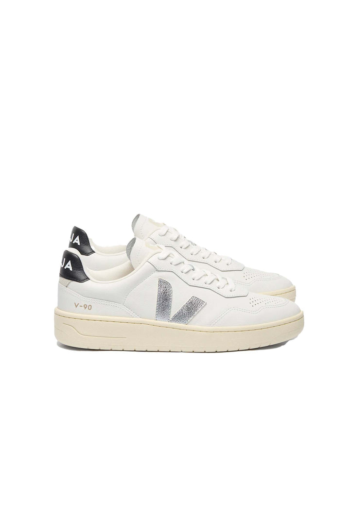 V-90 O.T. Leather extra white silver black